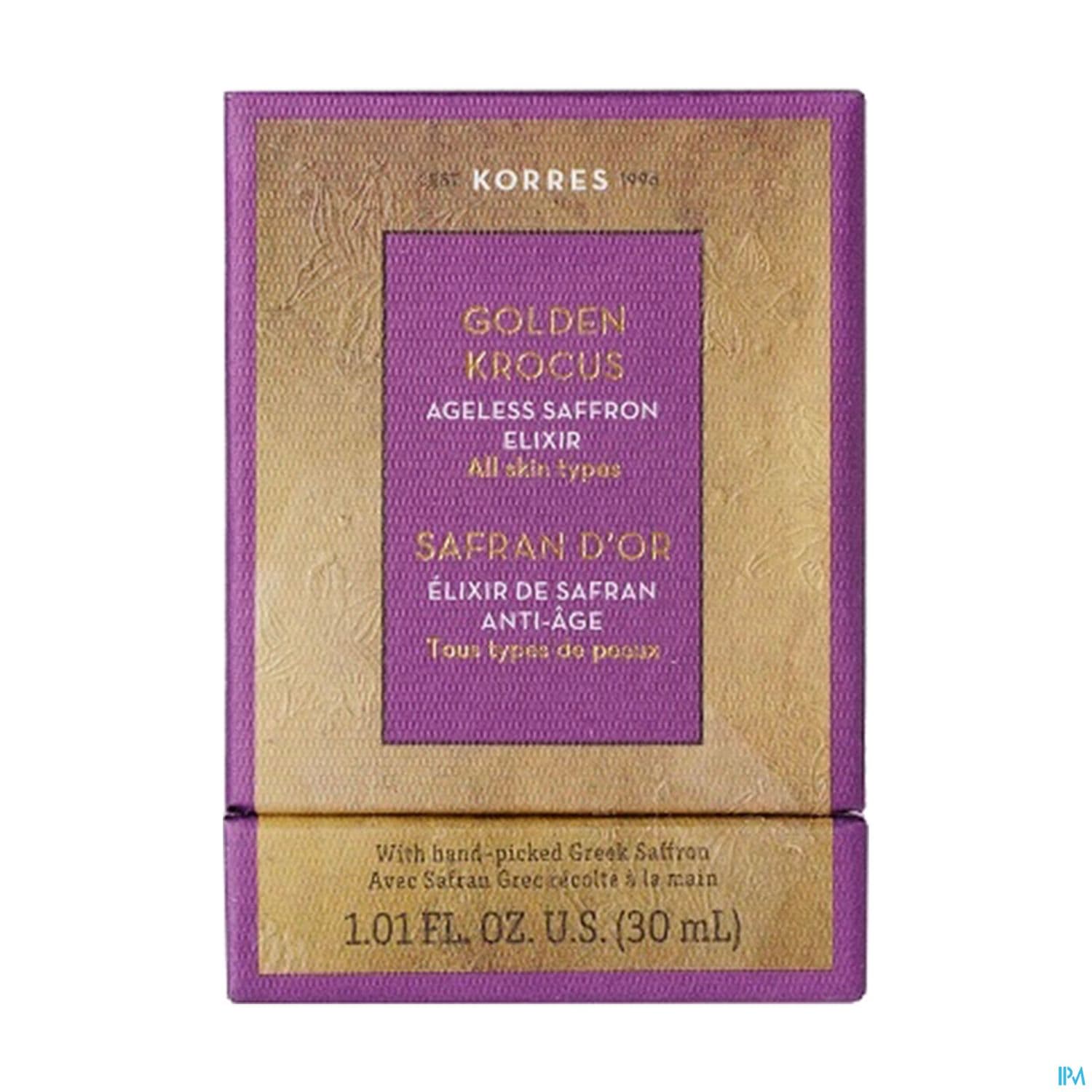 Korres Safran D'or Elixir Antiage 30ml