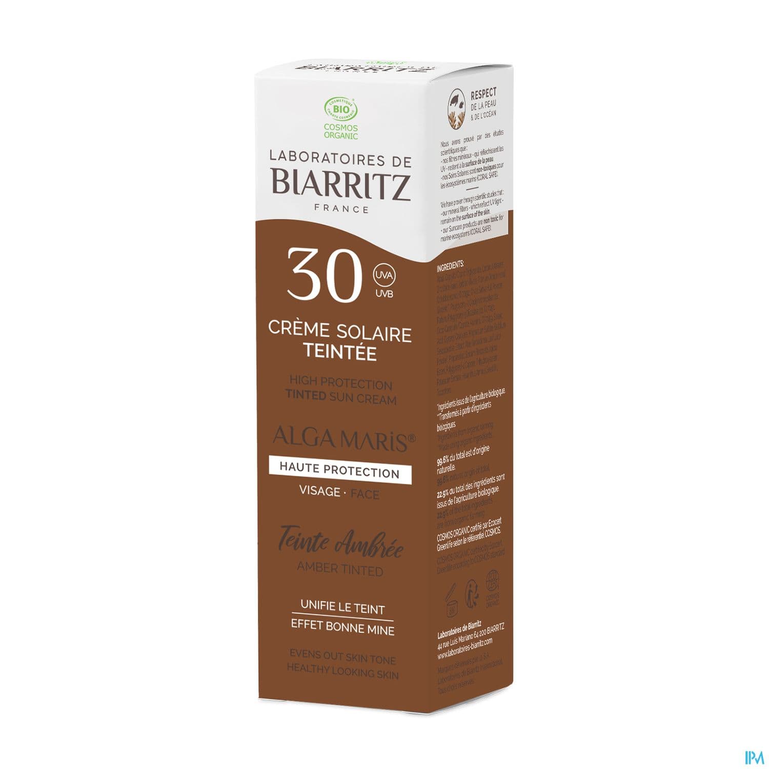 LDBIARRITZ CR SOL TEINT AMBR SPF30