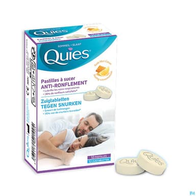 Quies Antironflement Pastille A Sucer Miel Citron 12