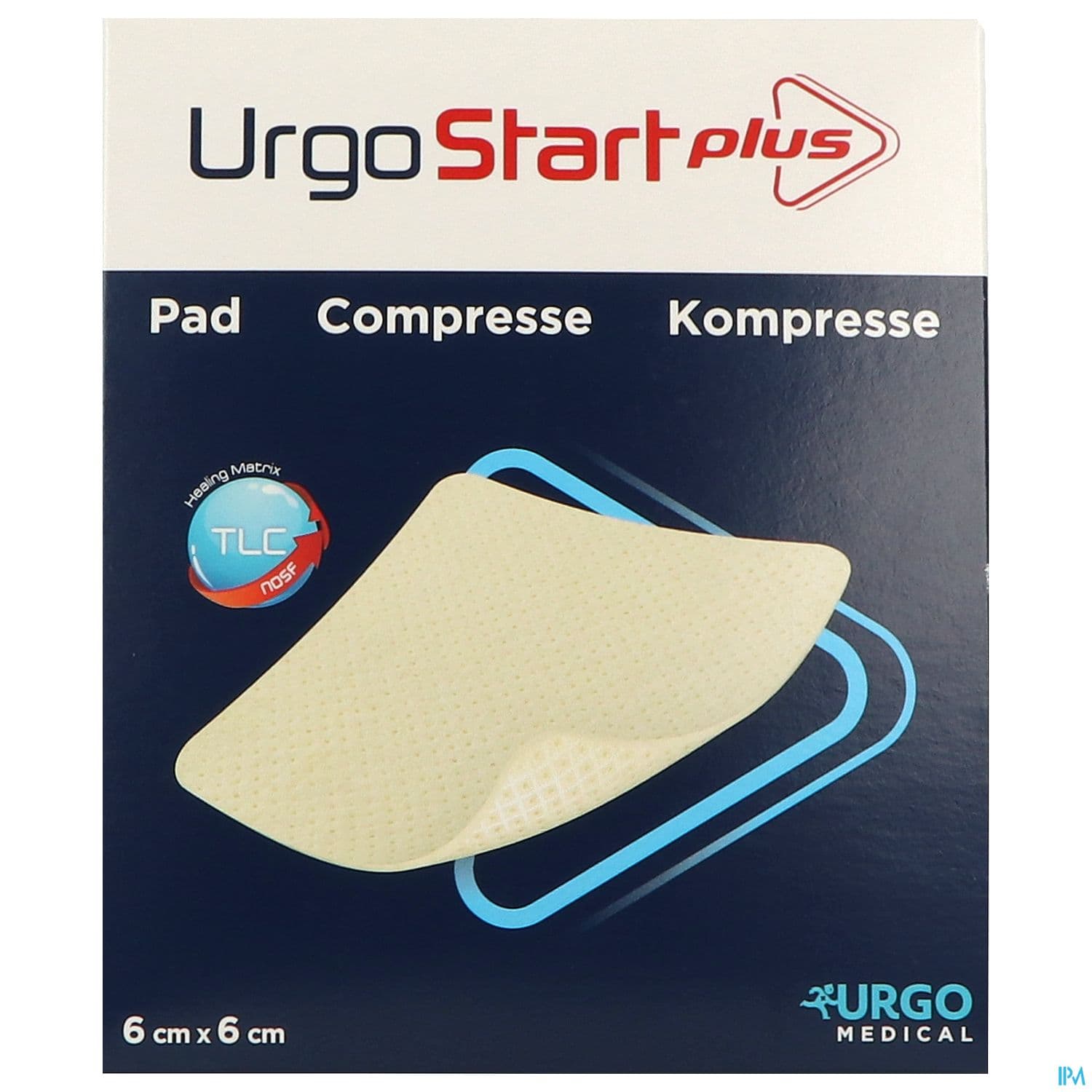 URGOSTART PLUS COMPRESS 6X6CM 16