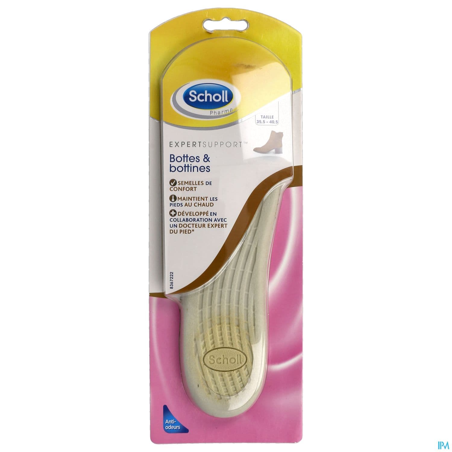 Scholl Semelle Botte Bottine X2