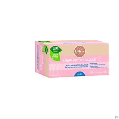 Gifrer Serum Physiologique Solution Nasale Ophta Bebe 10ml 24