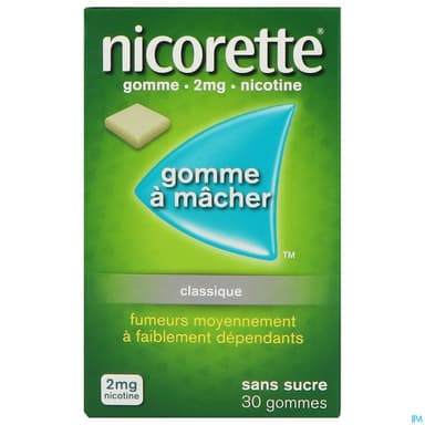 NICORETTE 2MG GOMME SS 30