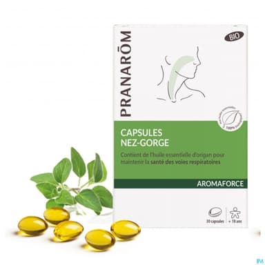 PRANAROM AROMAFOR NEZ/GORGE CAP30