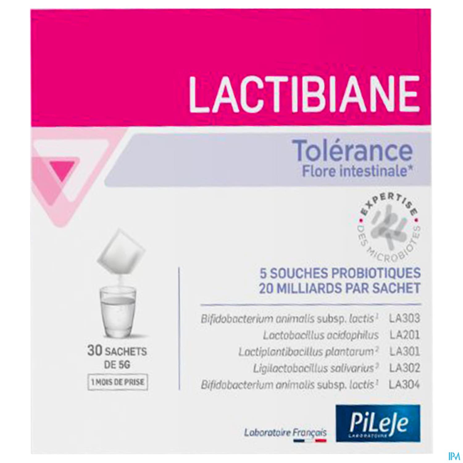 Pileje Lactibiane Tolerance Sachet 5g 30