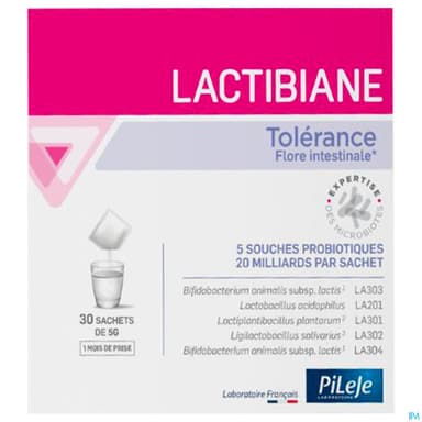 Pileje Lactibiane Tolerance Sachet 5g 30