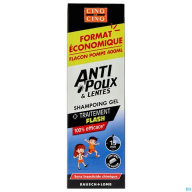 CINQ/CINQ SH NATURA A/POUX400ML