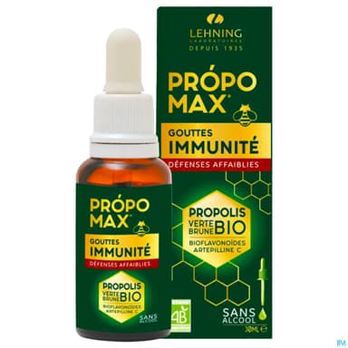 Propomax Immunite Sans Alcool Gouttes Bio 30ml