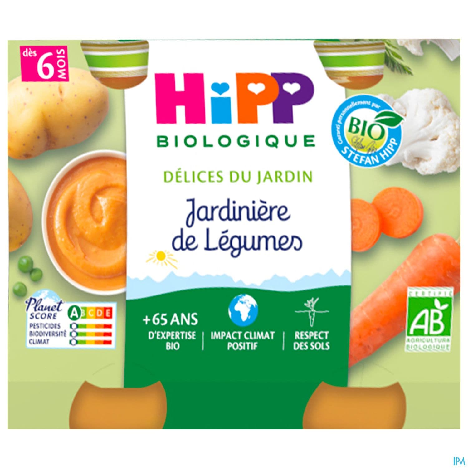 HIPP JARDINIERE LEGUME 190G X2