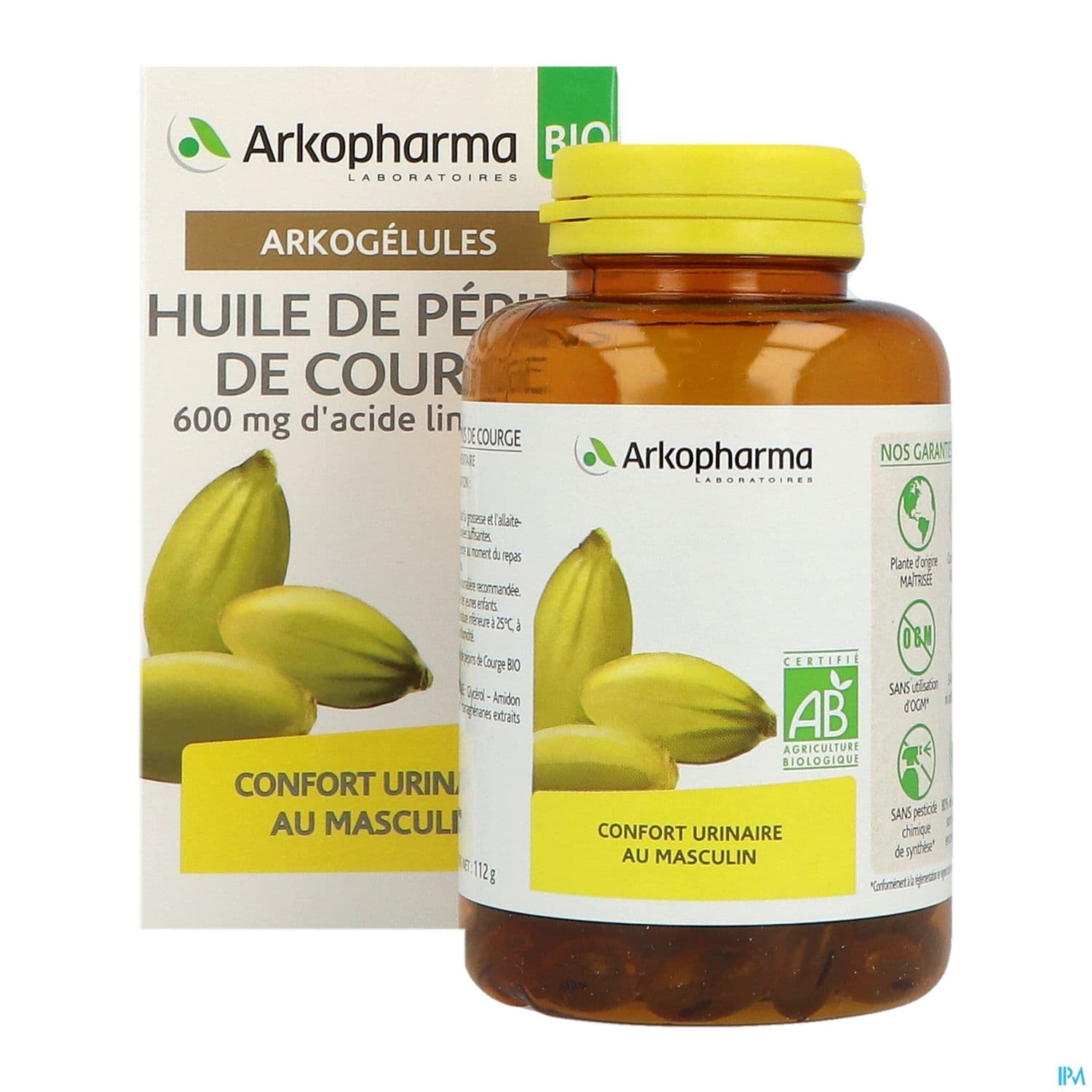 ARKOG HUILE PEP COURGE CAPS 180
