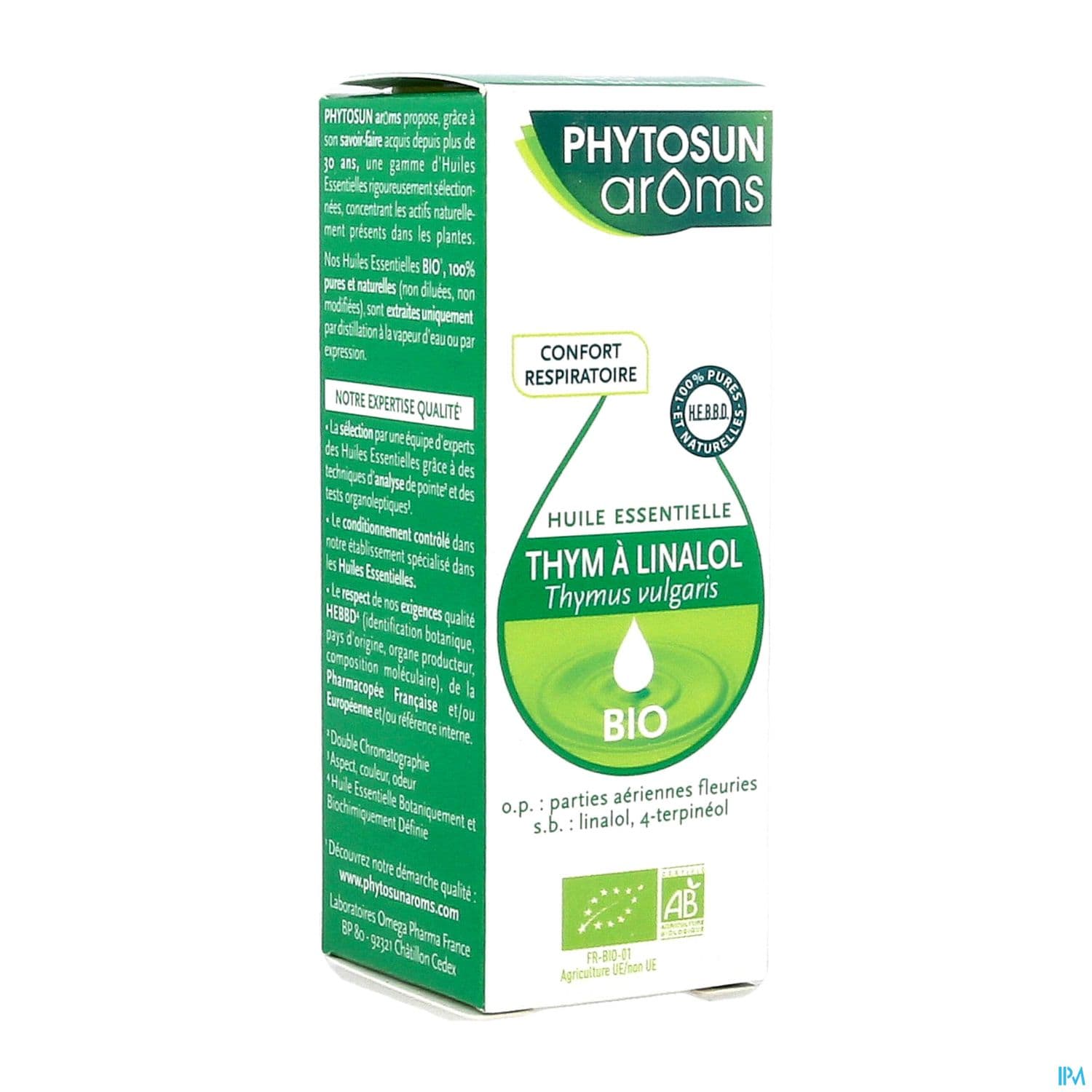 Phytosun Aroms Huile Essentielle Thym Linalol Bio 5ml