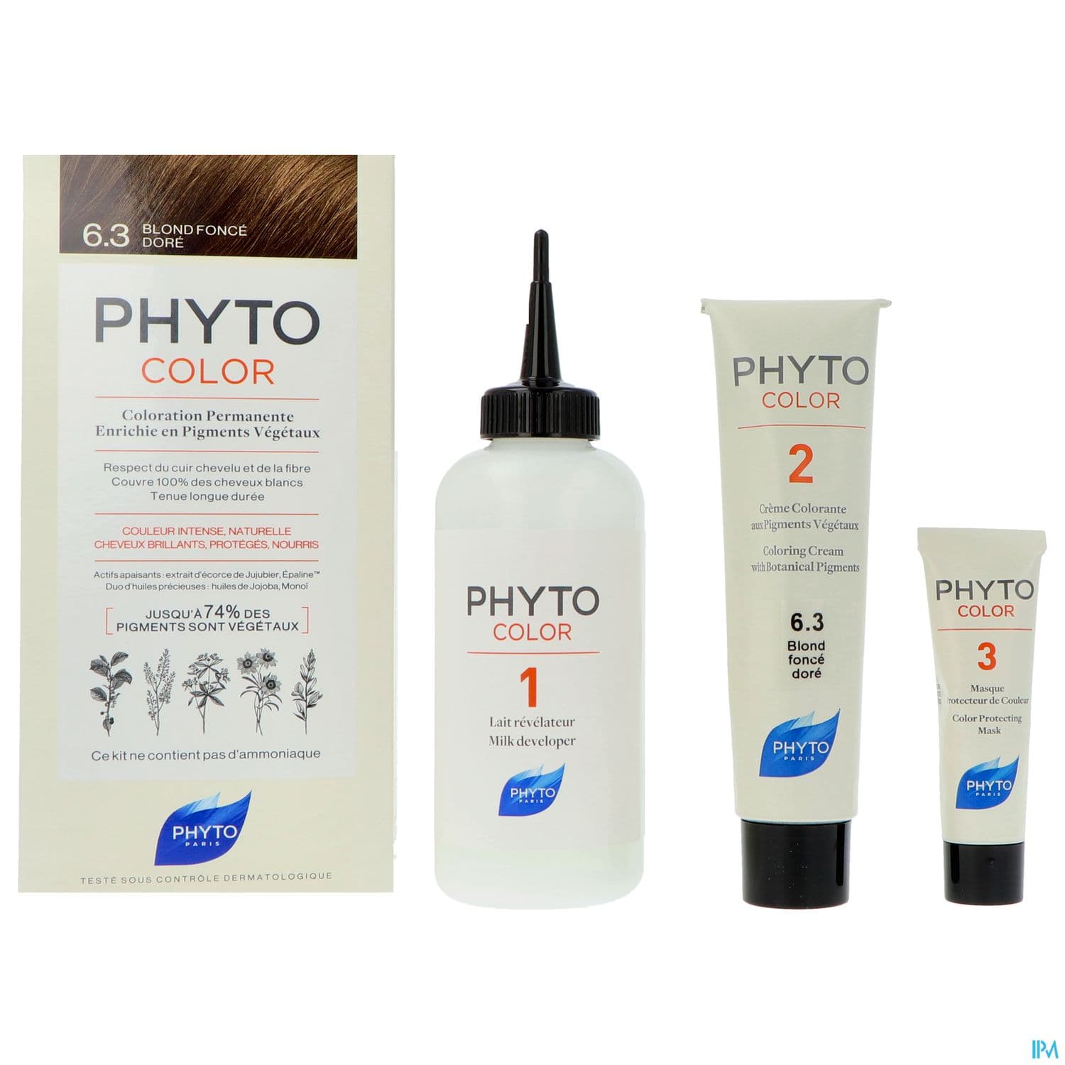 PHYTO COLOR 6,3 BLOND FONCE DORE