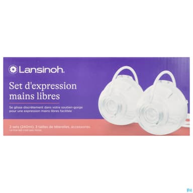 LANSINOH SET EXPR T/LAIT MAIN LIBR
