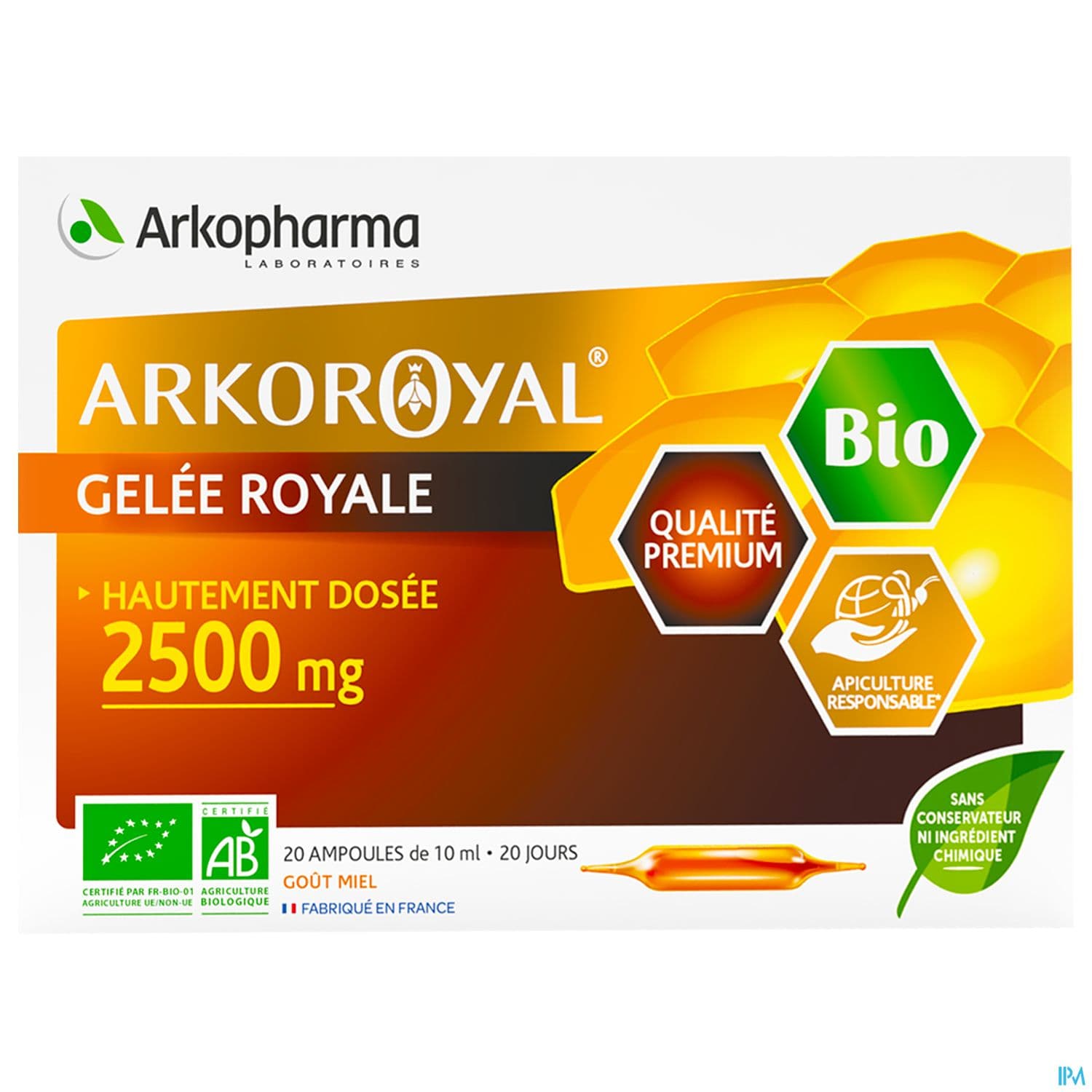 ARKOROYAL GELEE ROY BIO2500 AMP 20