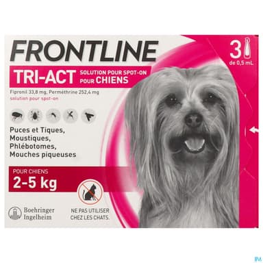 FRONTLINE TRI ACT CHIEN XS PIPET 3