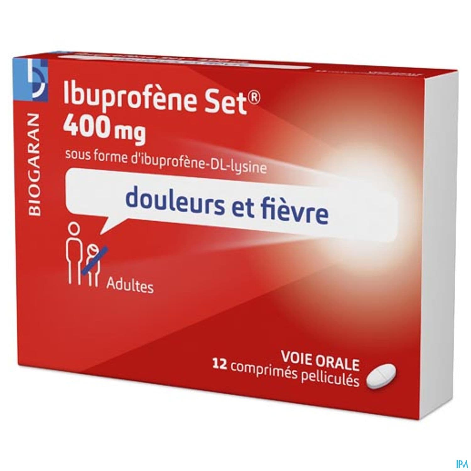 IBUPROFENE 400MG SET CPR 12