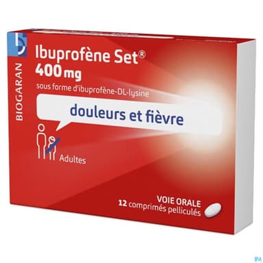 IBUPROFENE 400MG SET CPR 12