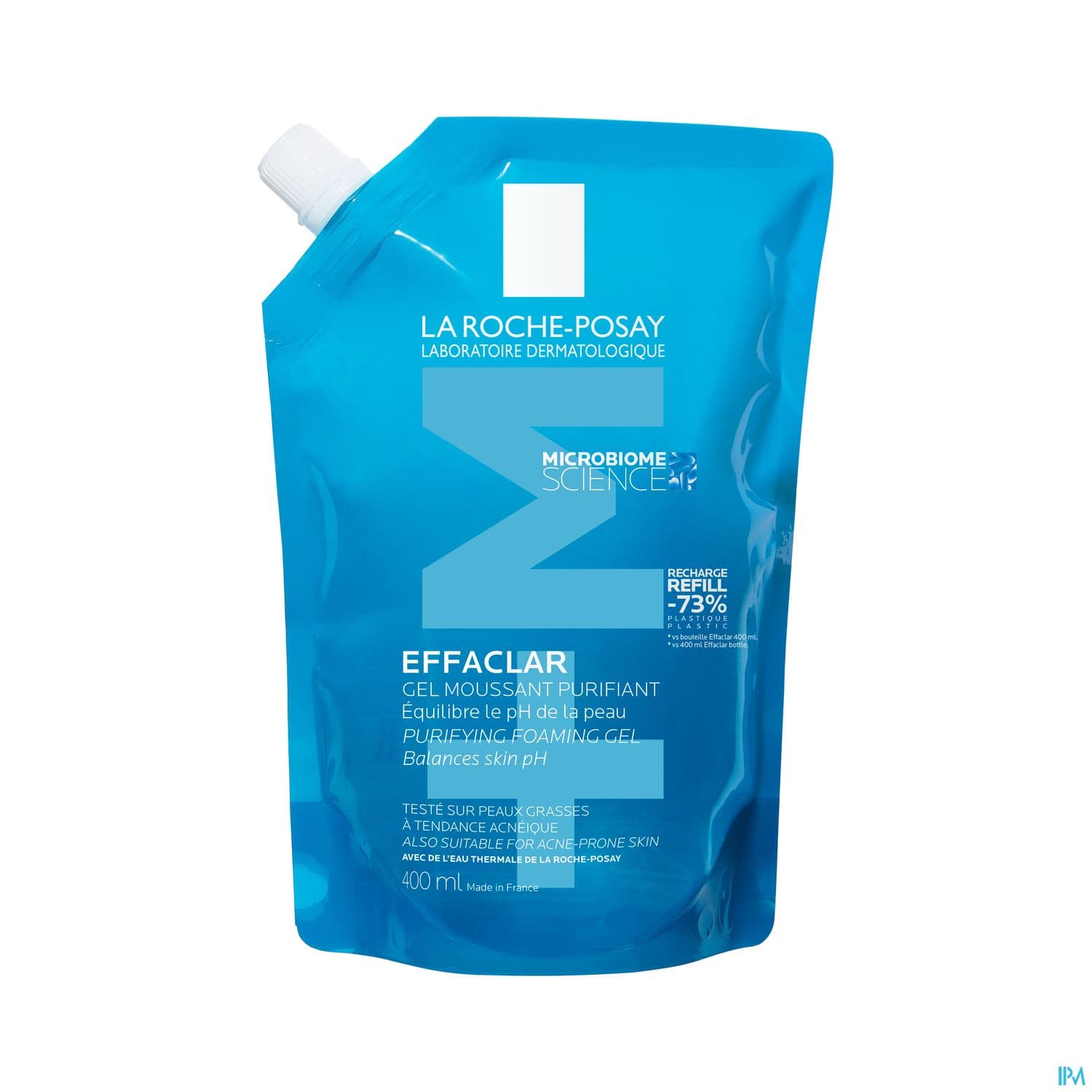 EFFACLAR GEL MOUSS RECH 400ML