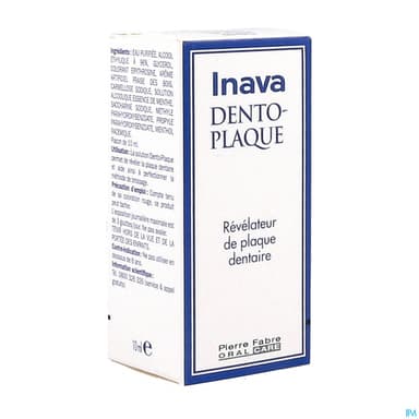 Inava Dento Plaque Revelateur Plaque Dentaire 10ml