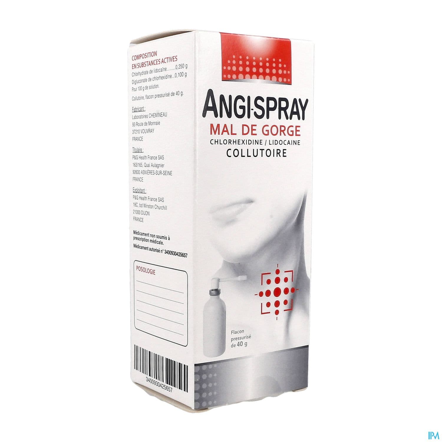 Angispray Mal Gorge Collutoire 40g