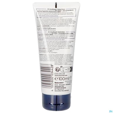 Eucerin Urearepair Plus Creme Pieds 10 D Uree Tube 100ml