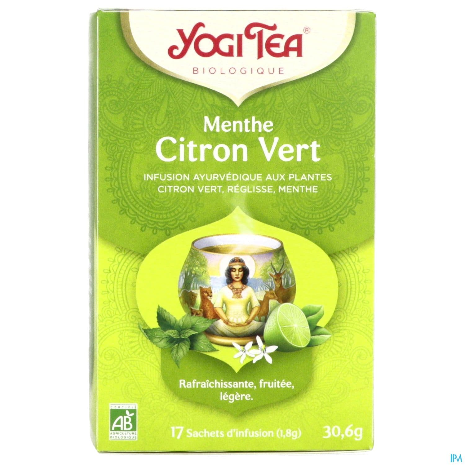 Yogi Tea Menthe Citron Vert Bio Infusette 2g 17