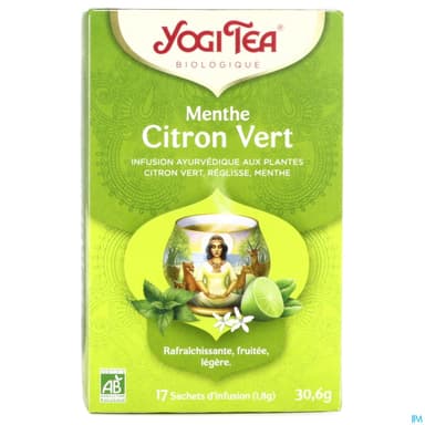 Yogi Tea Menthe Citron Vert Bio Infusette 2g 17