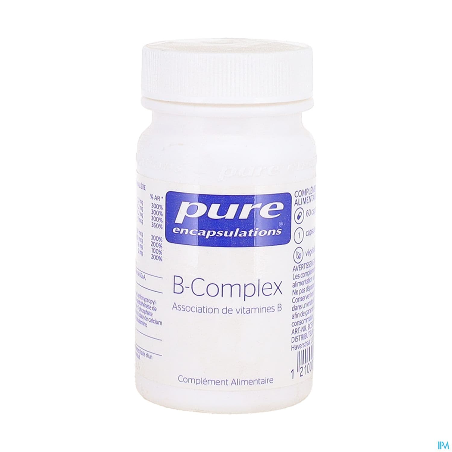 PURE ENCAPSULAT B COMPLEXE CAPS60
