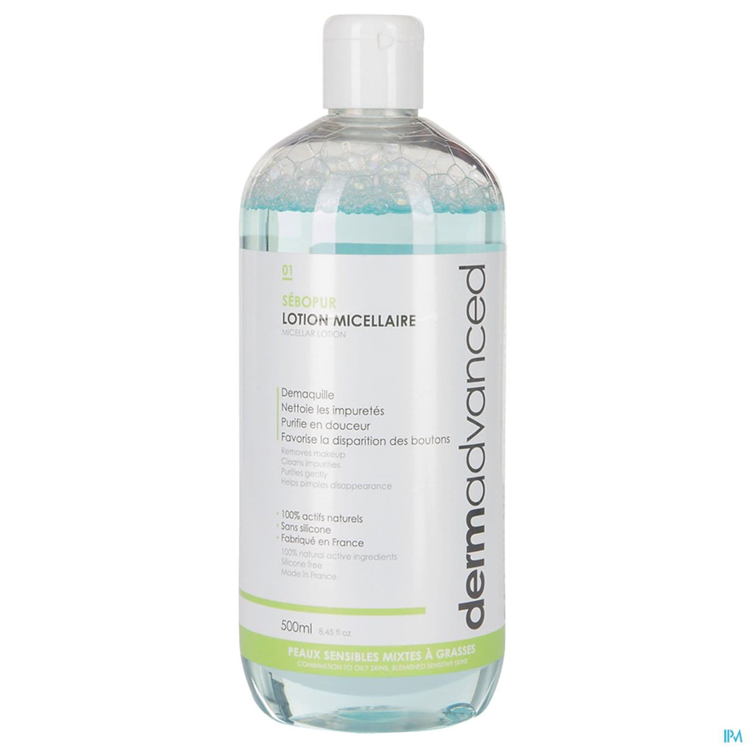 Dermadvanced Sebopur Lotion Micellaire Peaux Grasses 500ml