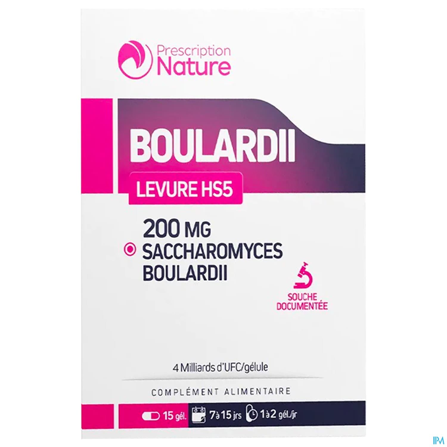 Prescription Nature Boulardii Gelule 15