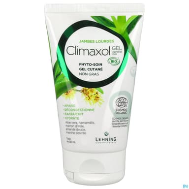 Climaxol Gel Fraicheur Jambes Legeres Bio 125ml