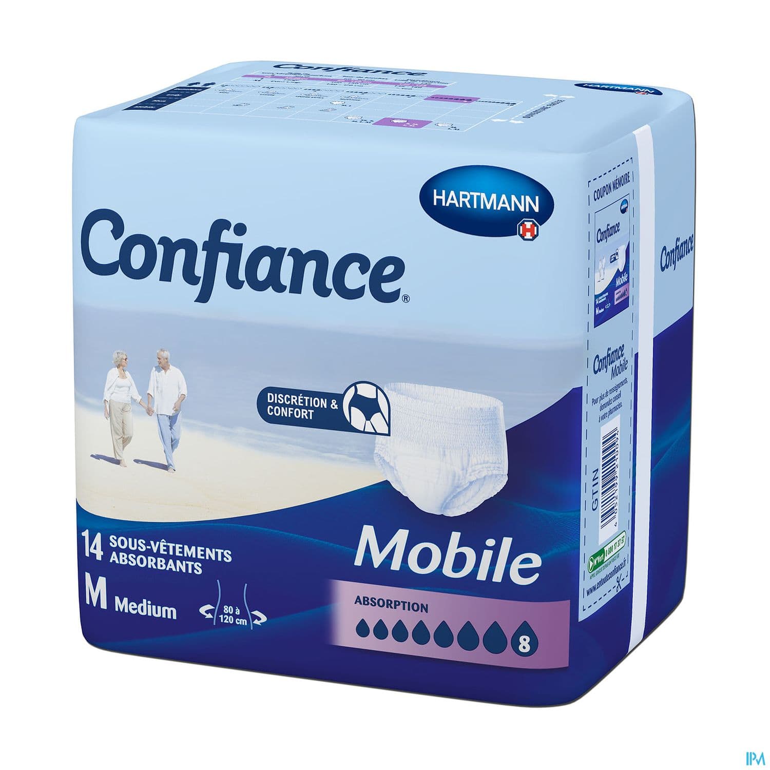 Hartmann Confiance Mobile Absorption 8 Slip Absorbant M 14