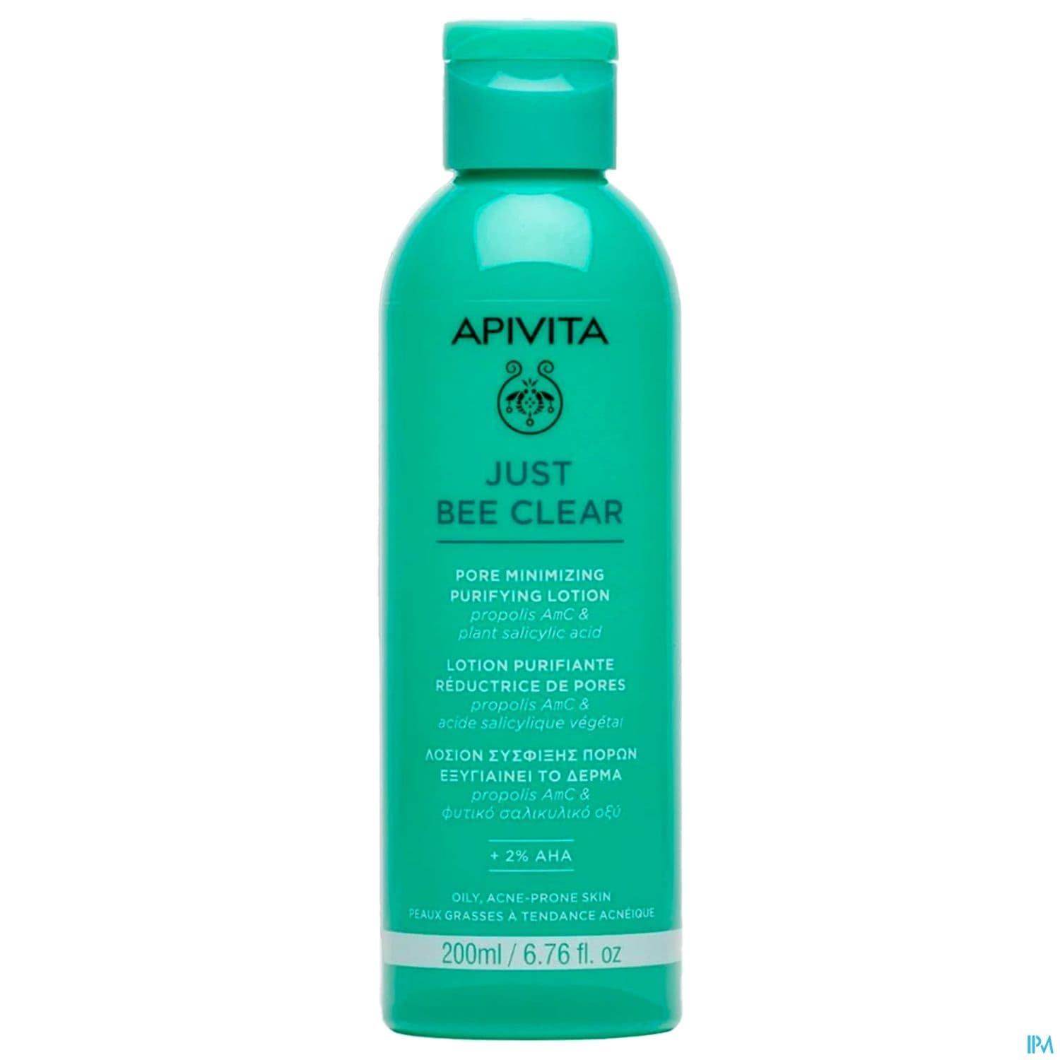 Apivita Just Bee Clear Lotion Purifiante Reductrice De Pores 200ml