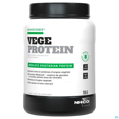 Nhco Vege Protein Cappuccino Poudre 750g