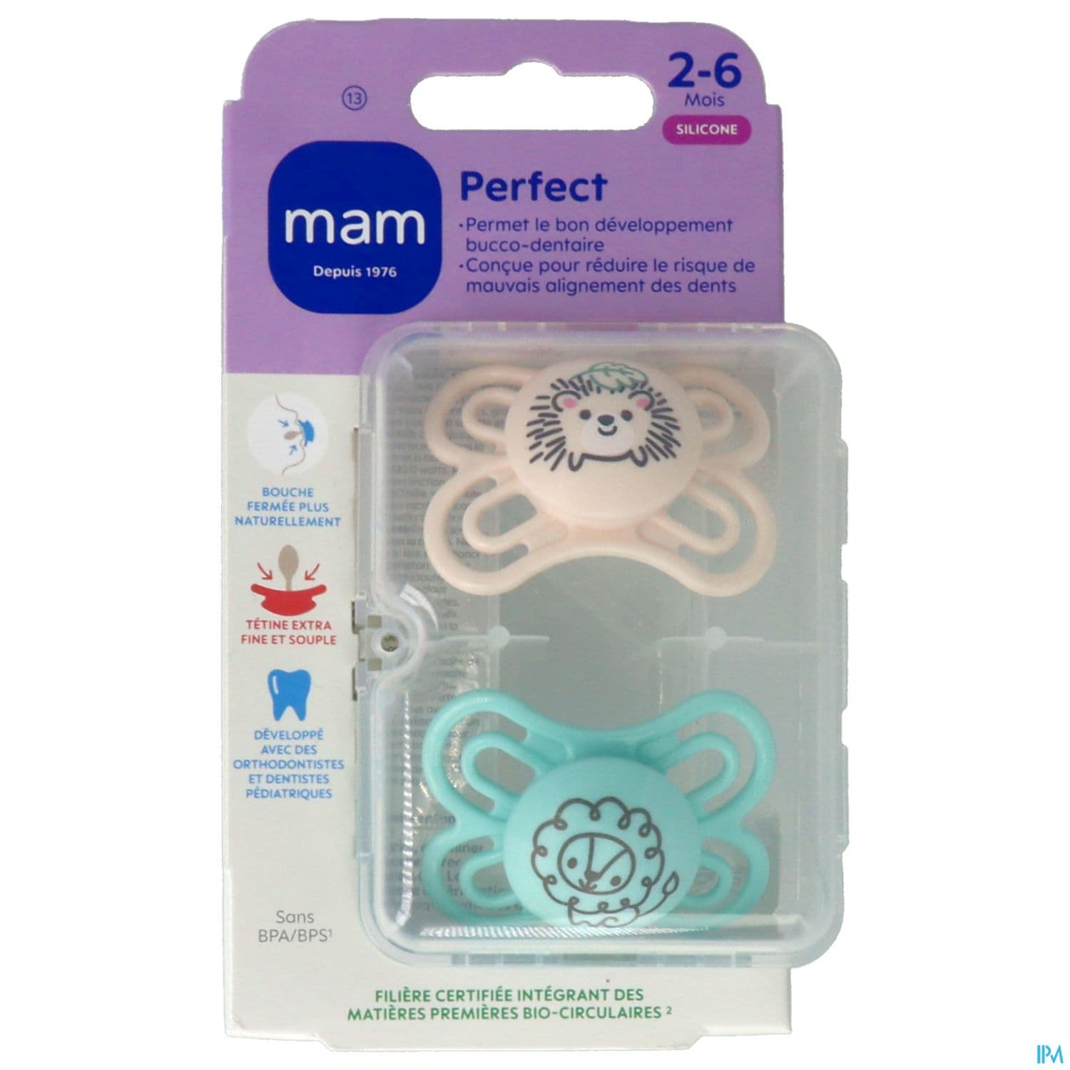 SUCET MAM PERFECT SIL 2-6M X2