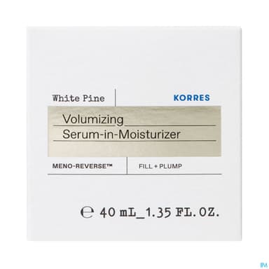 Korres Pin Blanc Creme Jour Peaux Normales Serum En Creme Volumateur 40ml