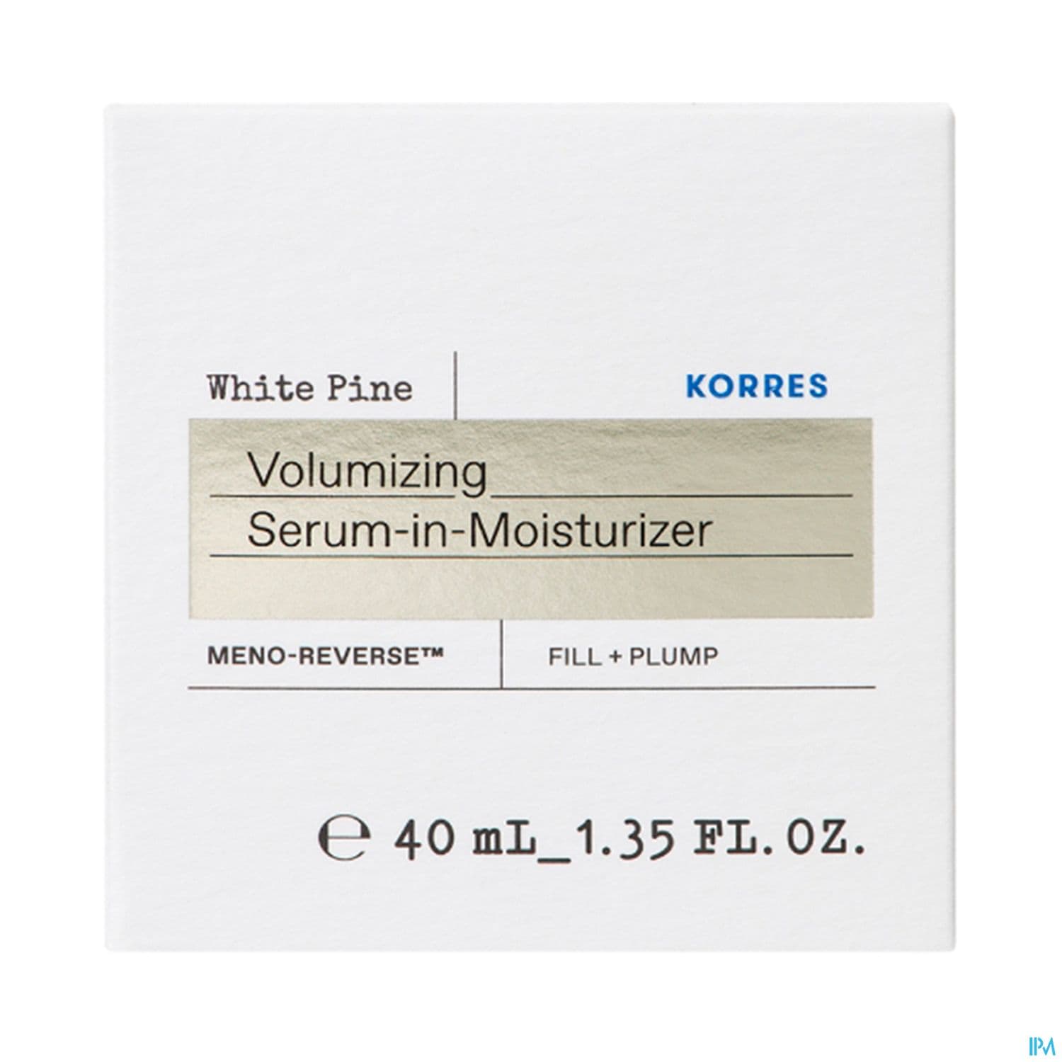 Korres Pin Blanc Creme Jour Peaux Normales Serum En Creme Volumateur 40ml — Pharmacie Cannes Riviera