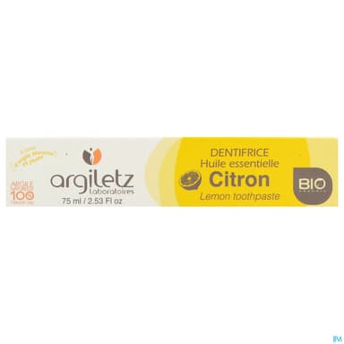 ARGILETZ DENT BIO CITRON 75ML