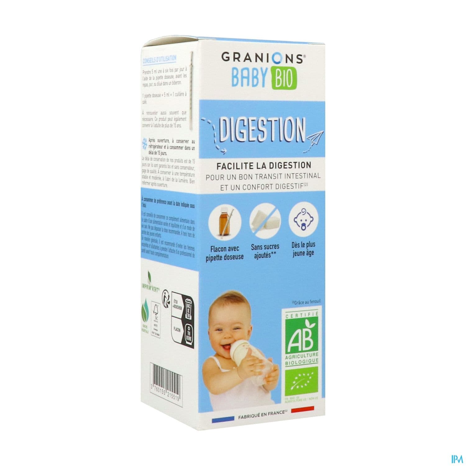 GRANIONS BABY BIO DIGESTION 125ML