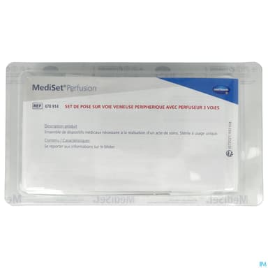 Hartmann Mediset Perfusion Set De Pose De Perfusion Sur Voie Veineuse Peripherique Perfuseur 3voies