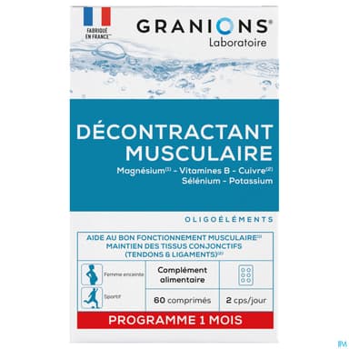 Granions Decontractant Musculaire Comprime 60