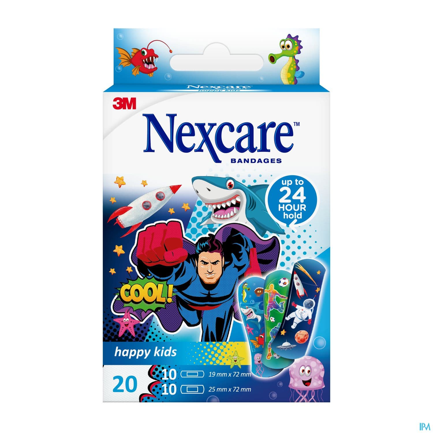 3m Nexcare Happy Kids Pansement Heros 20