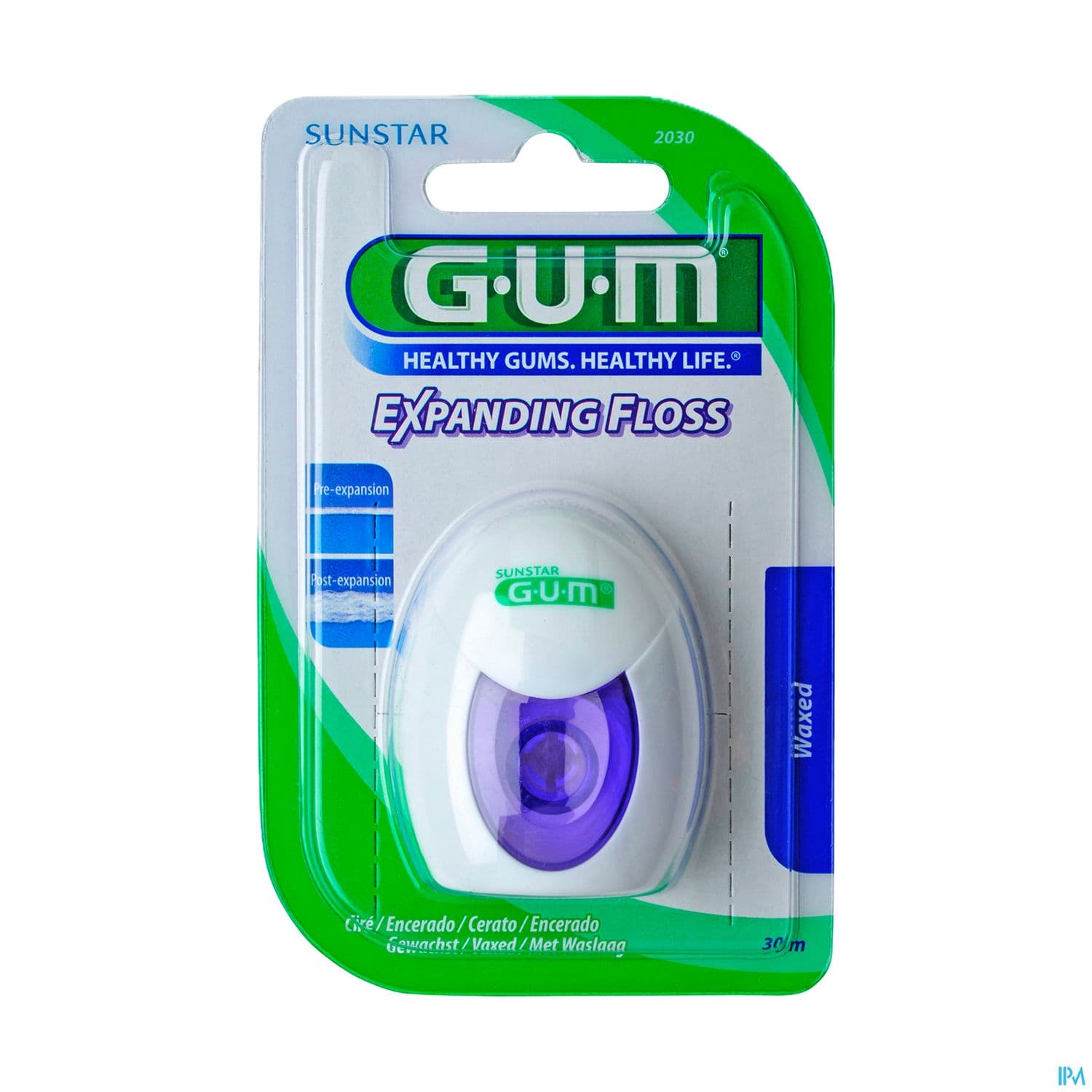 Gum Expanding Floss Fil Dentaire Cire 30m