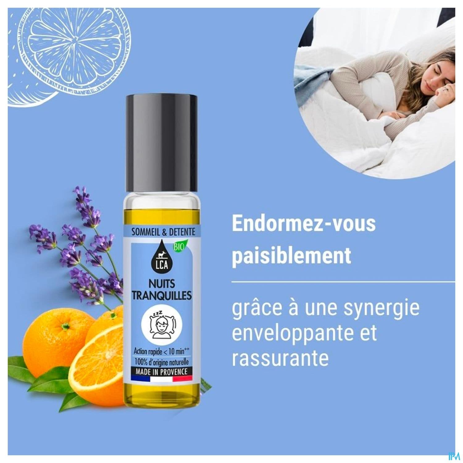 Lca Roll On Nuit Tranquille Bio 10ml