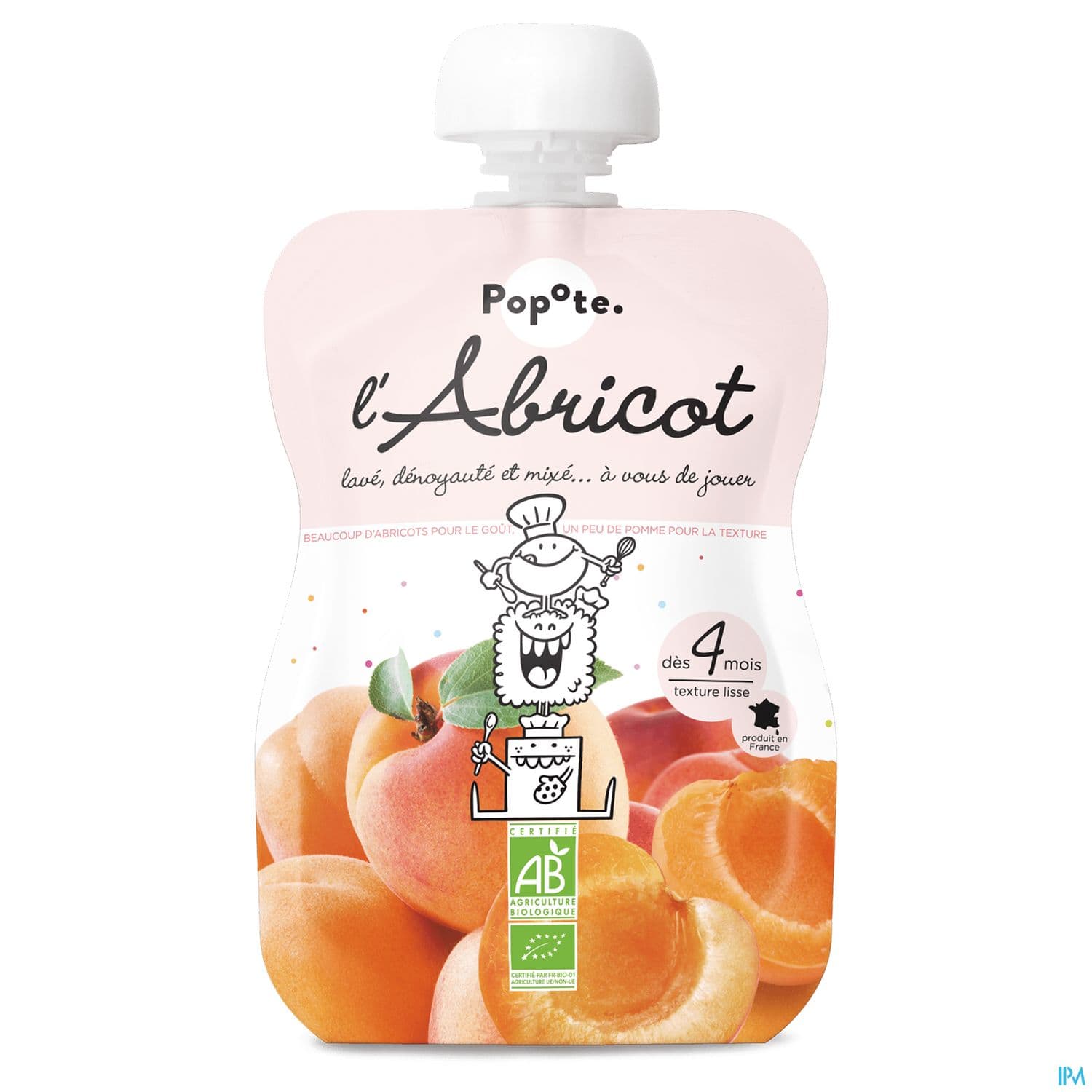 POPOTE COMPOTE ABRICOT 120G