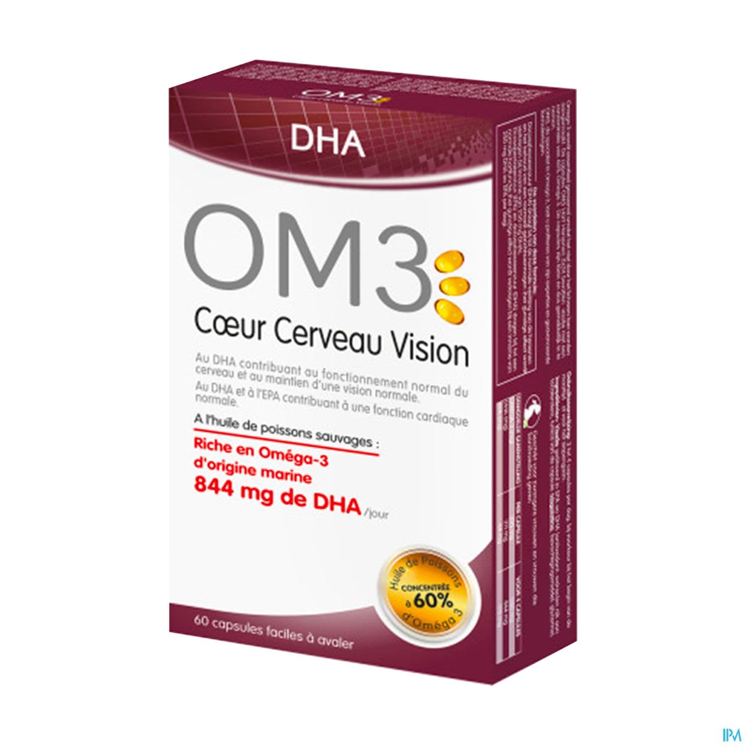 Om3 Dha Coeur Cerveau Vision Capsule 60