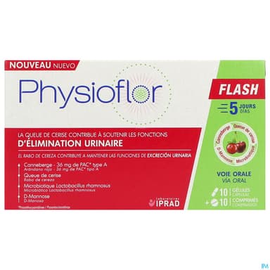 PHYSIOFLOR FLASH CPR10+GELUL10