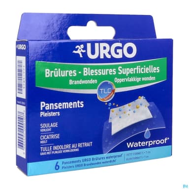 URGO BRULURE WATERPROOF PM 6