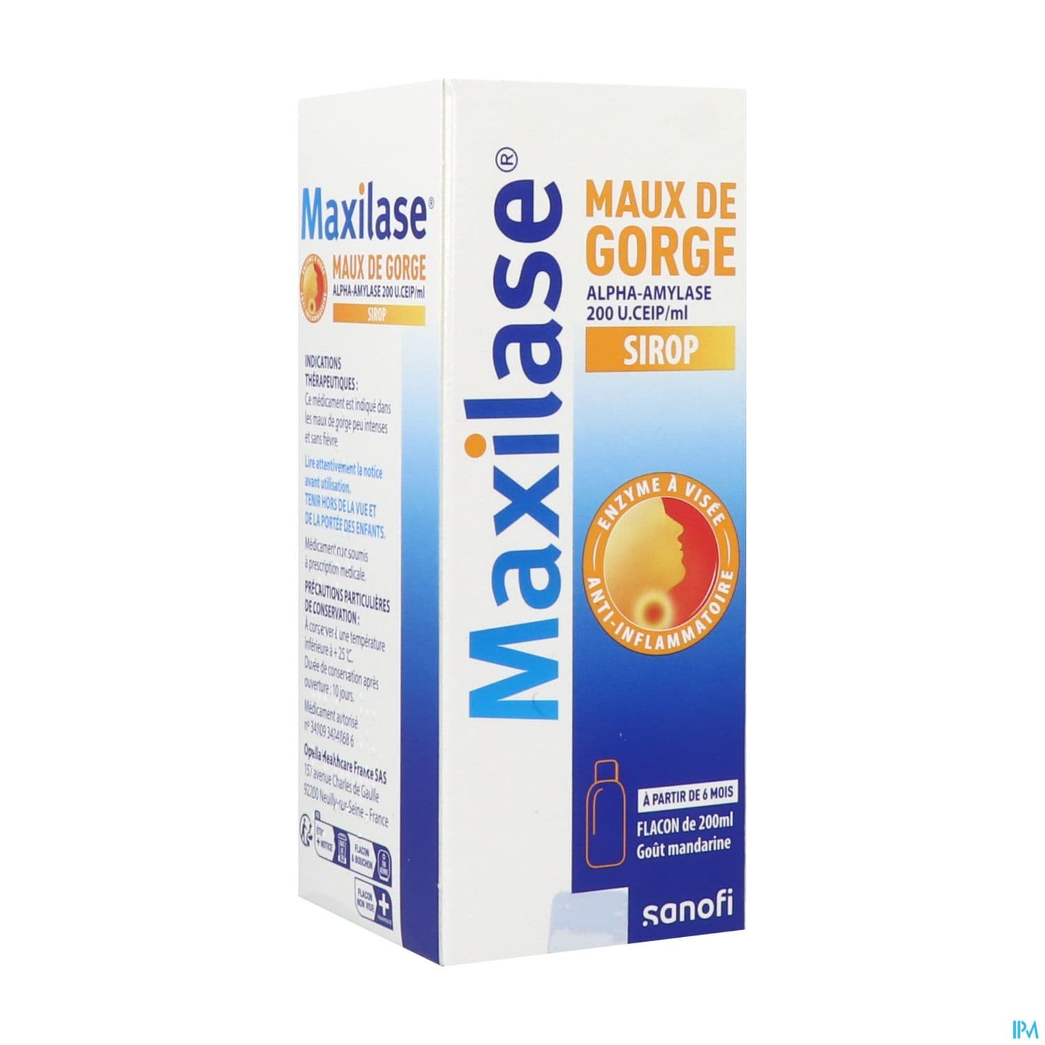 MAXILASE 200U/ML SP 200ML