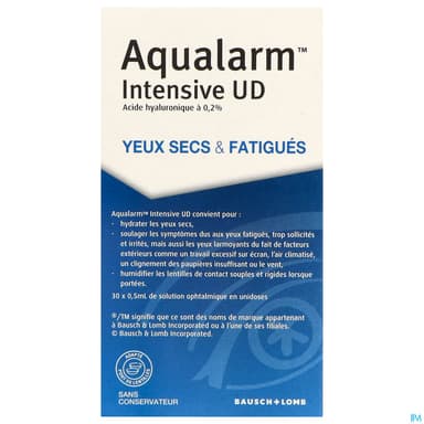 Aqualarm Intensive Solution Ophtalmique Unidose 0ml5 30
